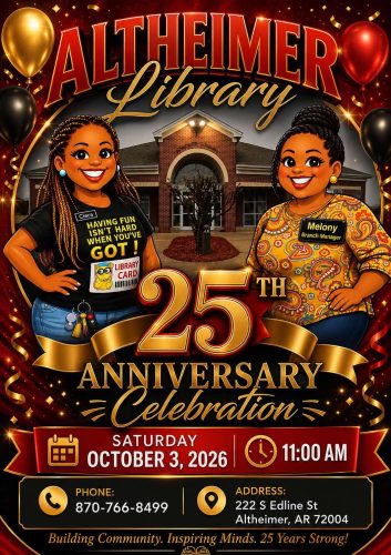 Altheimer Library to Celebrate 25th Anniversary