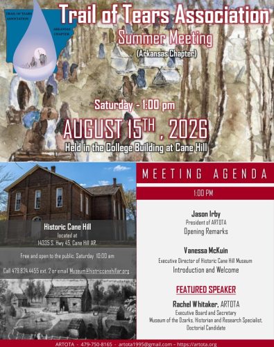 Trail of Tears Association Summer Meeting 2026