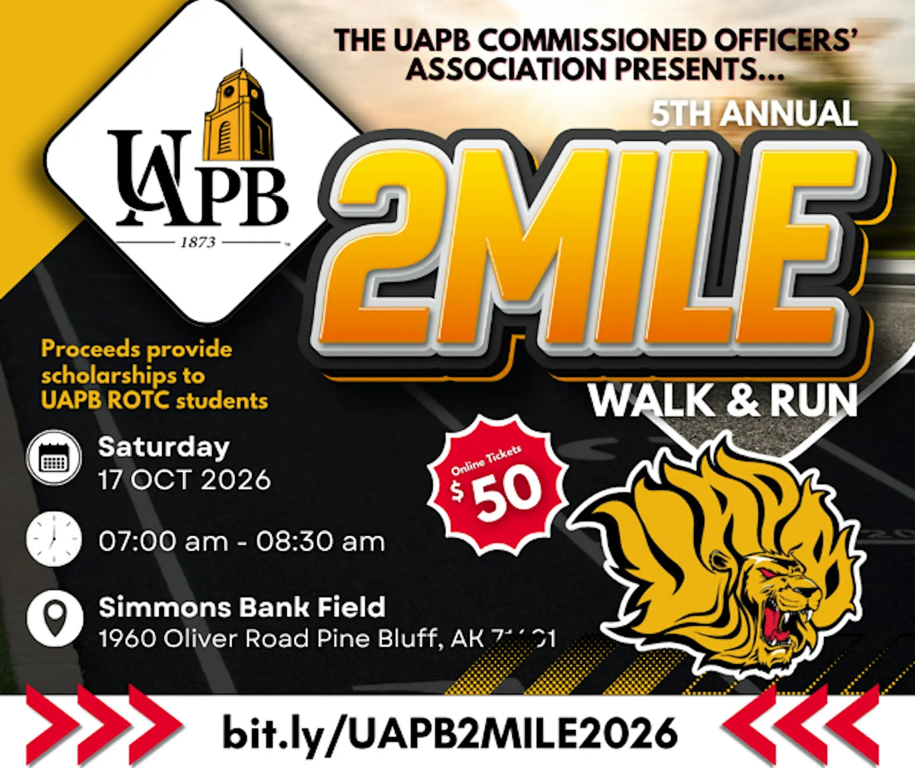 COA Homecoming 2 Mile Walk and Run 2026